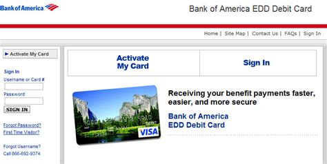 Bank of america edd card register page. How to Activate Bank of America EDD Debit Card Online | Sweepstakes Today