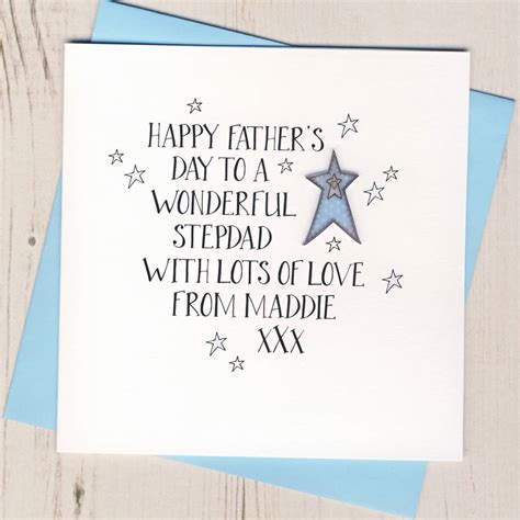 Unique gifter is full of creative touches, fun ideas, and ways to save on gifts. Personalised Wonderful Step Dad Fathers Day Card By ...
