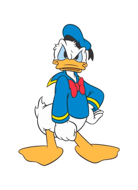 Donald Duck Anger Face Hd Png Citypng