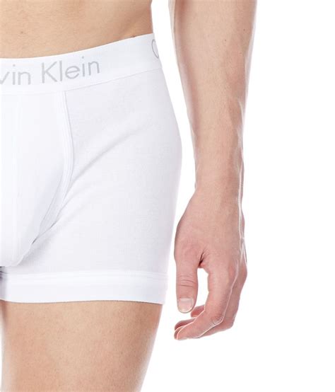 Calvin Klein Underwear White Cotton Pack Of 2 Trunk Buy Calvin Klein Underwear White Cotton