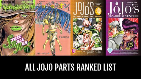 All Jojo Parts Ranked By Johnnyxjoestar Anime Planet