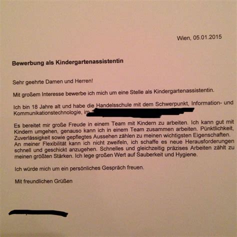 Du kannst erste praktische erfahrungen in einem konkreten arbeitsumfeld sammeln und dich so beruflich orientieren. Passt die Bewerbung für kindergarten?