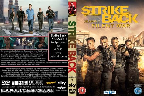 Strike Back Season 7 2019 R0 Custom Dvd Cover Dvdcovercom
