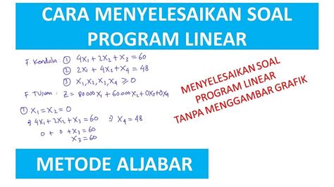 43 soal jawab latihan optimasi fungsi berkendala 1. Contoh Soal Optimasi Tanpa Kendala - Rasanya
