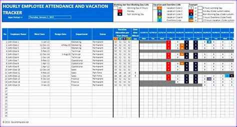 Employee Vacation Planner Template Excel Elegant 6 Excel Holiday