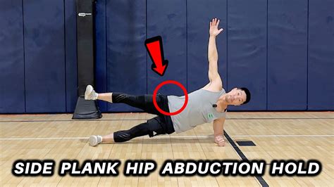 Side Plank Hip Abduction Hold For Stronger Core And Hips Youtube
