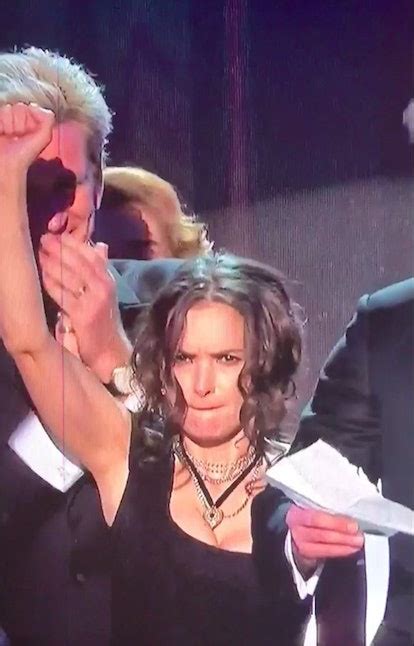 Winona Ryders Sag Awards Faces Are You Seeing A Penis