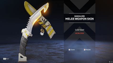 Apex Legends How To Get Bangalore Heirloom Knife