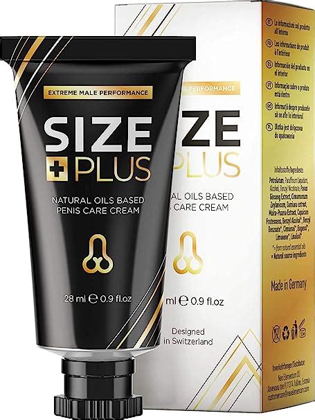 Size Plus Crema Gel Per Erezione Disfunzione Erettile E Ingrandimento