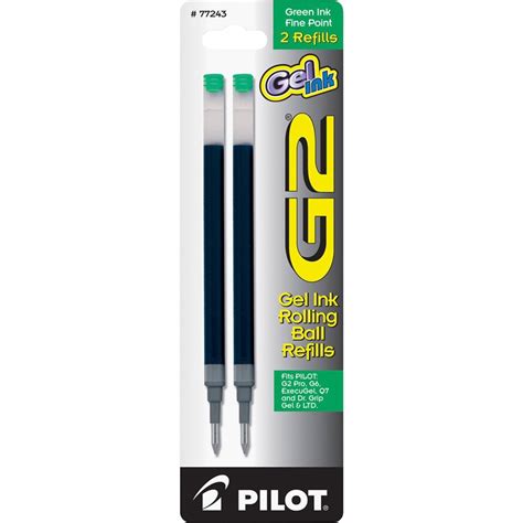 Pilot G2 Premium Gel Ink Pen Refills 2 Pack Quantity