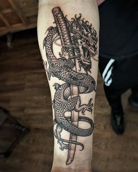 Dragon Tattoo Forearm Dragon Tattoos For Men Japanese Dragon Tattoos