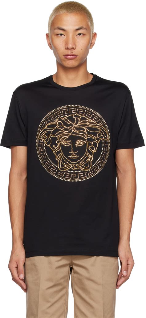 Versace Black Medusa T Shirt Ssense