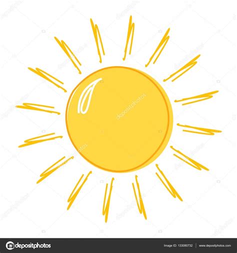 Doodle Sun Drawing Stock Vector Image By ©studiobarcelona 133080732