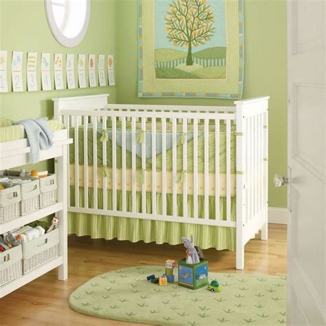 Pastel Green Nursery Room Decor For Baby Girl In 2021 Green Baby Room