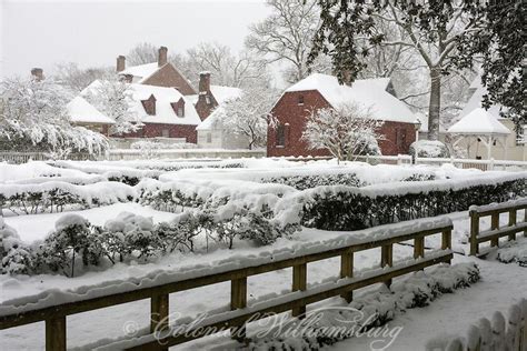 Winter Snow At Colonial Williamsburg Photo By Tom Green Colonial