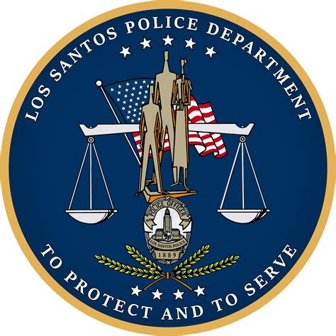 Los Santos Police Logo Free Transparent Png Download Pngkey Gambaran