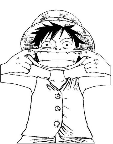 Printable Luffy Coloring Pages Anime Coloring Pages