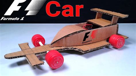 How To Make A Formula 1 Racing Car From Cardboard Youtube