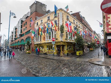 Temple Bar Street Dublin Ireland Editorial Image Image Of Europe