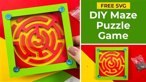 Diy Maze Puzzle Game 🤩 Make A Ball Bearing Maze Game Craft With Sarah