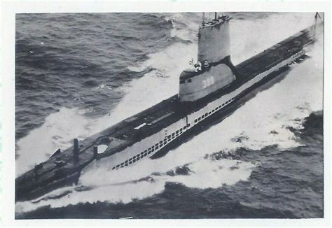 1950s Us Navy Submarine Christmas Card And Photo Uss Sea Cat Ss 399 Ebay