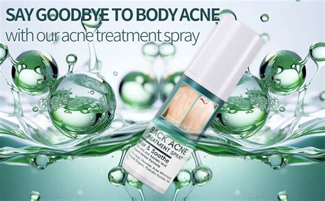 Back Acne Treatment Spray With Salicylic Acid Azelaic