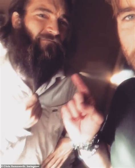 Chris Hemsworth Prepares To Shave Off Director Pals Bushy Beard