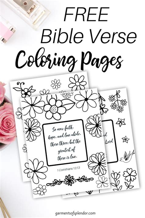 46 Coloring Pages For Bible Verses Pictures