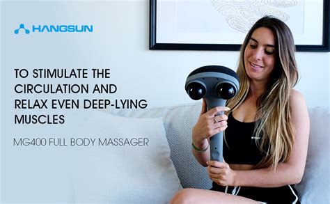 Hangsun Handheld Back Massager Deep Tissue Percussion Massage For Neck Shoulder