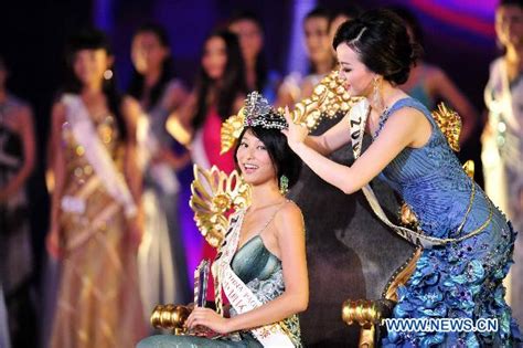 Tang Xiao Wins China Pageant Final Of 60th Miss World Cn