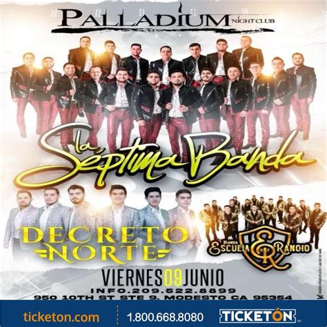 La Septima Banda Palladium Tickets Boletos Modesto Ca 6923