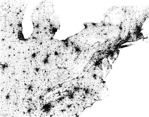 Us Census Dotmap Geography Education