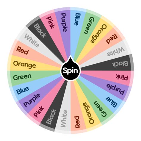 Pastel Colours Spin The Wheel App