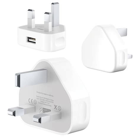 The easiest way to charge your iphone without the block is by using the charger cable with a usb port on your computer. GENUINE APPLE iPhone 5, 4S, 4 & 3G 3 PIN UK USB WALL CHARGER ADAPTER PLUG A1399 | eBay