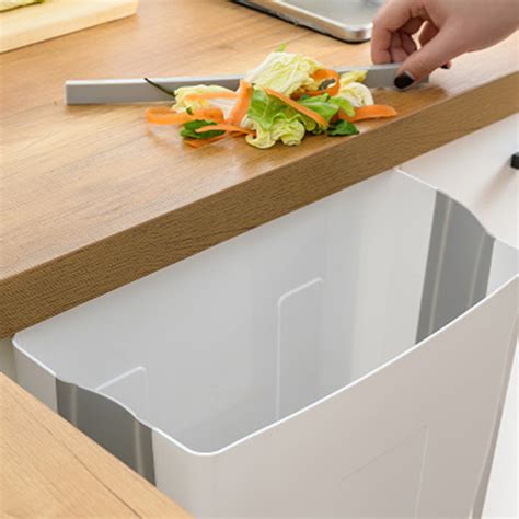 It serves to its best in every kitchen. Foldable Wet and Dry Trash Bin Kitchen Cabinet Door Hanging Recycling Bin T L6K4 | eBay