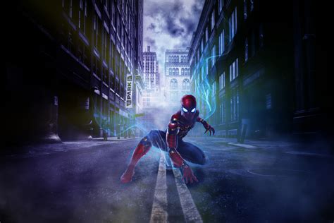 1420x1020 Resolution Spider Man Adventure In The Dark Streets 1420x1020
