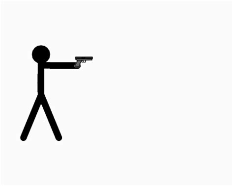 Stickman Who Is Shooting From A Glock By Noobieanimator On Newgrounds
