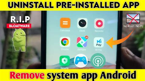 How To Uninstall System Apps Without Root And Pc Remove System Apps