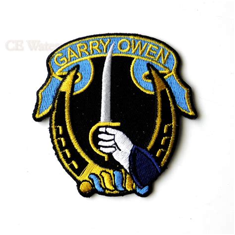 Us Army Garry Owen 7th Regiment Cavalry Us Army Embroidered Patch 285