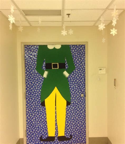 Buddy The Elf Door Decoration Ready For Christmas Christmas Door