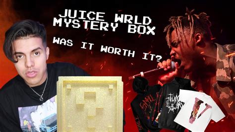 Juice Wrld Gold Mystery Box Unboxing Fail Youtube