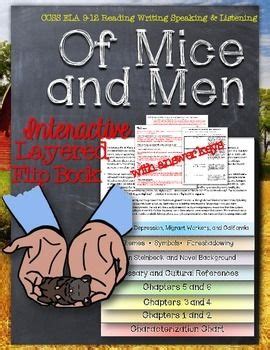Steinbeck's story of george and lennie's ambition of owning their own ranch, and the obstacles that stand in the way of that ambition, reveal the nature of dreams, dignity, loneliness, and sacrifice. Of Mice and Men Novel Study Literature Guide Flip Book | Of mice, men, Teaching american ...