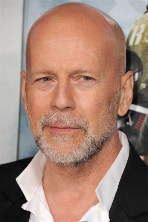 Bruce Willis Bruce Willis Hairy Men Bearded Men Famous Bald Men