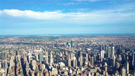 Aerial View Of Manhattan Ny Stock Video Footage Storyblocks