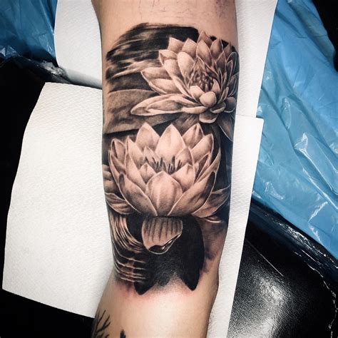 aggregate more than 83 realistic water lily tattoo best thtantai2