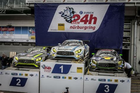 Strong Line Up By Mercedes Amg Motorsport For The Nurburgring 24 Hour