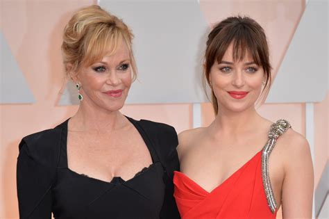 Dakota Johnson Takes Mother Melanie Griffith To 2015 Oscars