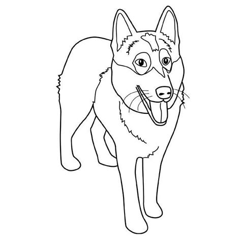 20 Dessins De Coloriage Chien De Traineau À Imprimer concernant Dessin