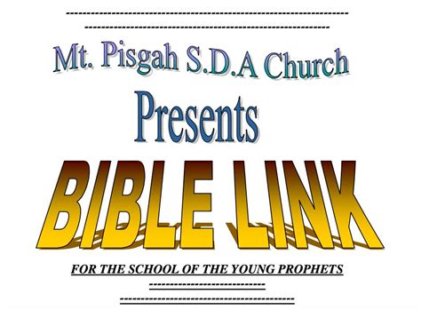 Bible Study Mt Pisgah Sda Church Kennesaw Ga