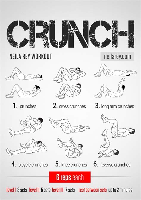 Six Pack AB Workout Crunches